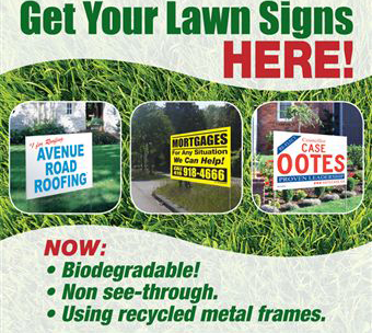 Lawn Ads GOOD Sign
