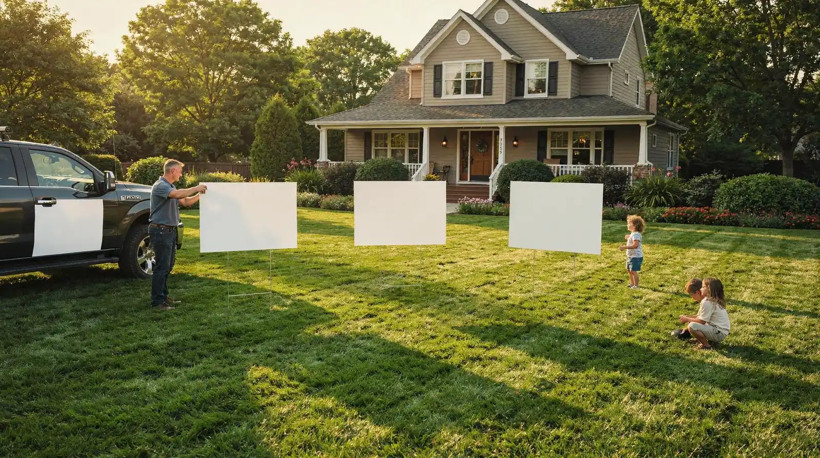 Five steps carry a contractor's print effort from blank page to job-site results: audience targeting